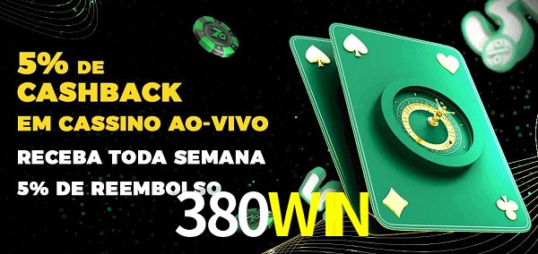 Promoções do cassino ao Vivo 380WIN
